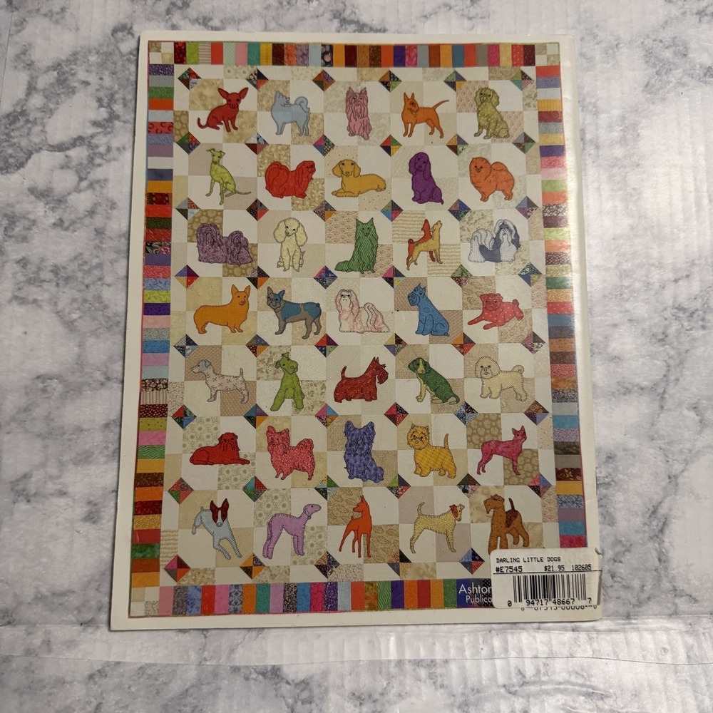 Quilt Pattern Book - Darling Little Dogs by Darcy Ashton 35 Types Craft Projects - Picture 2 of 16